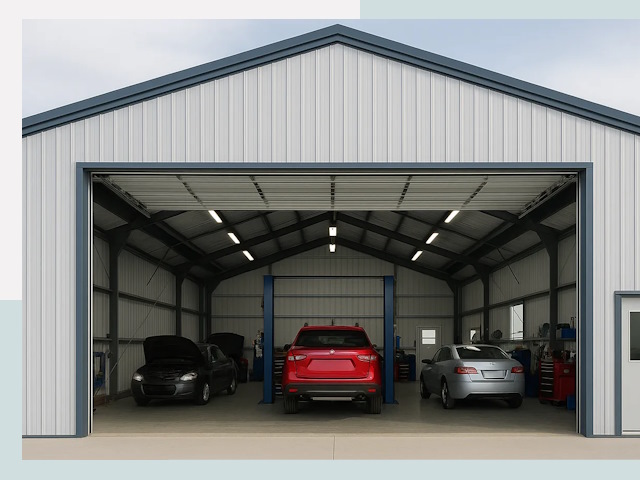 Ангары из сэндвич панелей от 626 руб. в Ростов-на-Дону