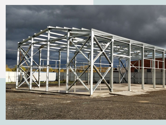 Двускатные ангары в Ростов-на-Дону от 626 руб. за квадрат