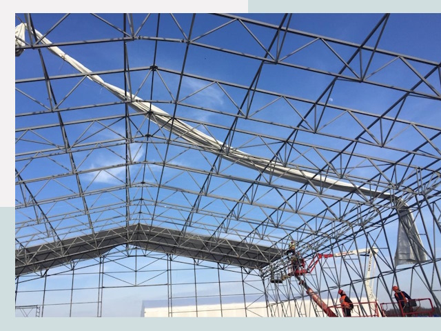 Шатровые ангары от 626 руб. в Ростове-на-Доне и Ростовской области