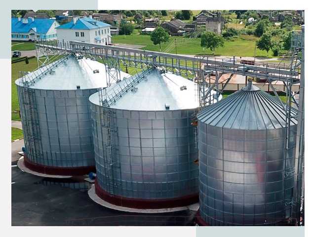 Металлические силосы в Ростове-на-Доне