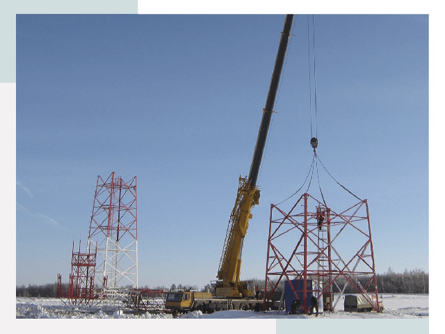 Монтаж вышек связи в Ростове-на-Доне