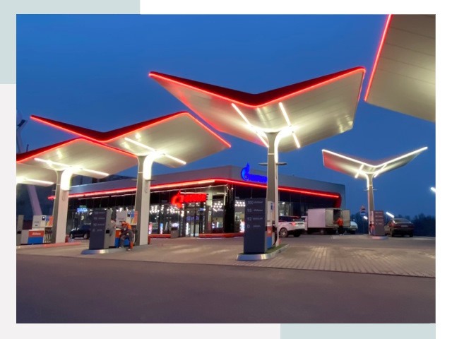 Навесы для АЗС в Ростове-на-Доне