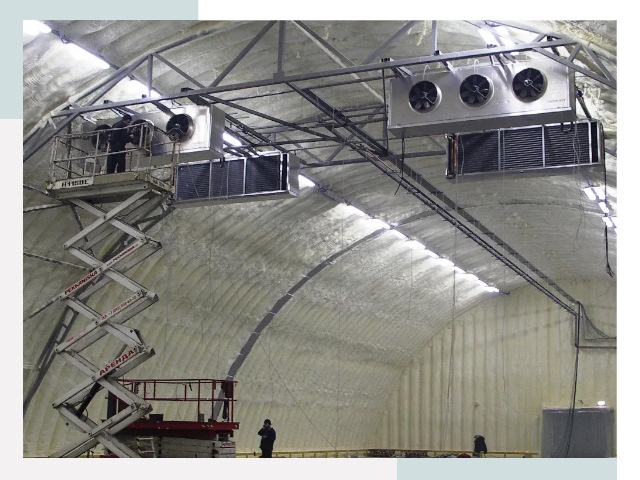 Оснащение ангаров в Ростове-на-Доне