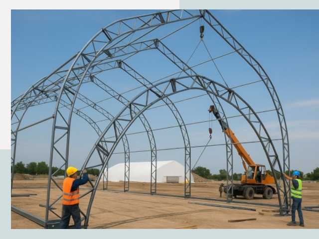 Монтаж ангаров в Ростове-на-Доне от 626 руб. - Надежно и быстро