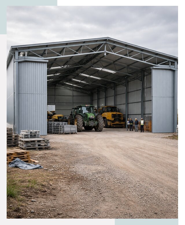 Ангары для сельхозтехники в Ростове-на-Доне от 20858 р. | СтальСтрой-Рст