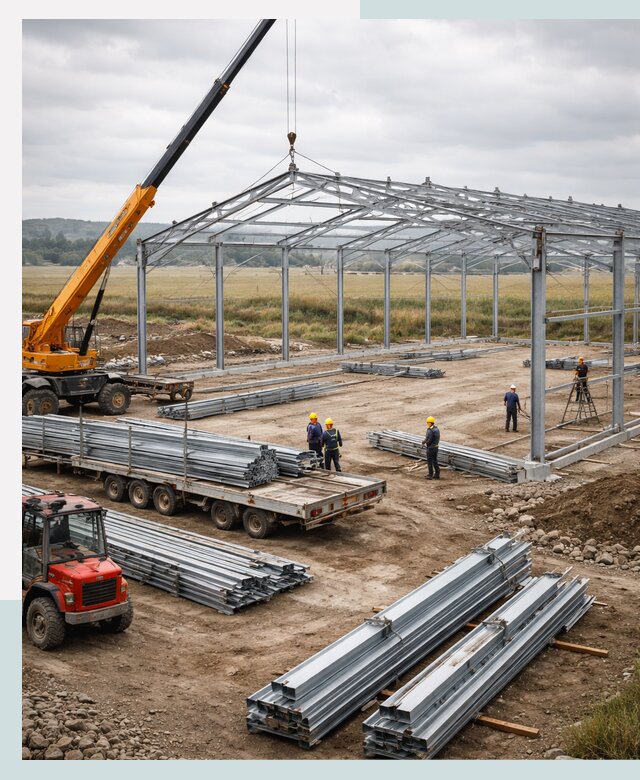 Строительство ангаров для сельхозтехники в Ростове-на-Доне под ключ