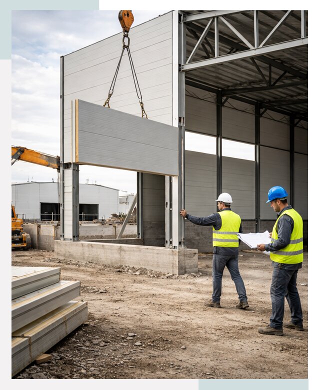 Склад из сэндвич панелей под ключ в Ростове-на-Доне от 9908 р. | СтальСтрой-Рст