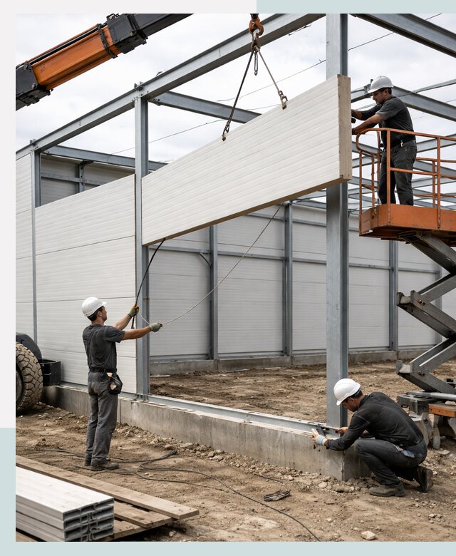 Строительство складов из сэндвич панелей в Ростове-на-Доне под ключ