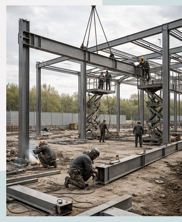 Строительство выставочных павильонов из металлоконструкций в Ростове-на-Доне